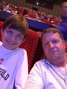 Theater with Isaiah and Dad