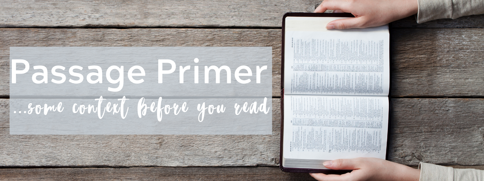 Passage primer narrow